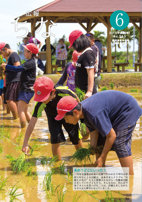 広報ちな No.563表紙