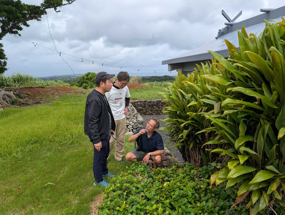世之主の城跡現地調査