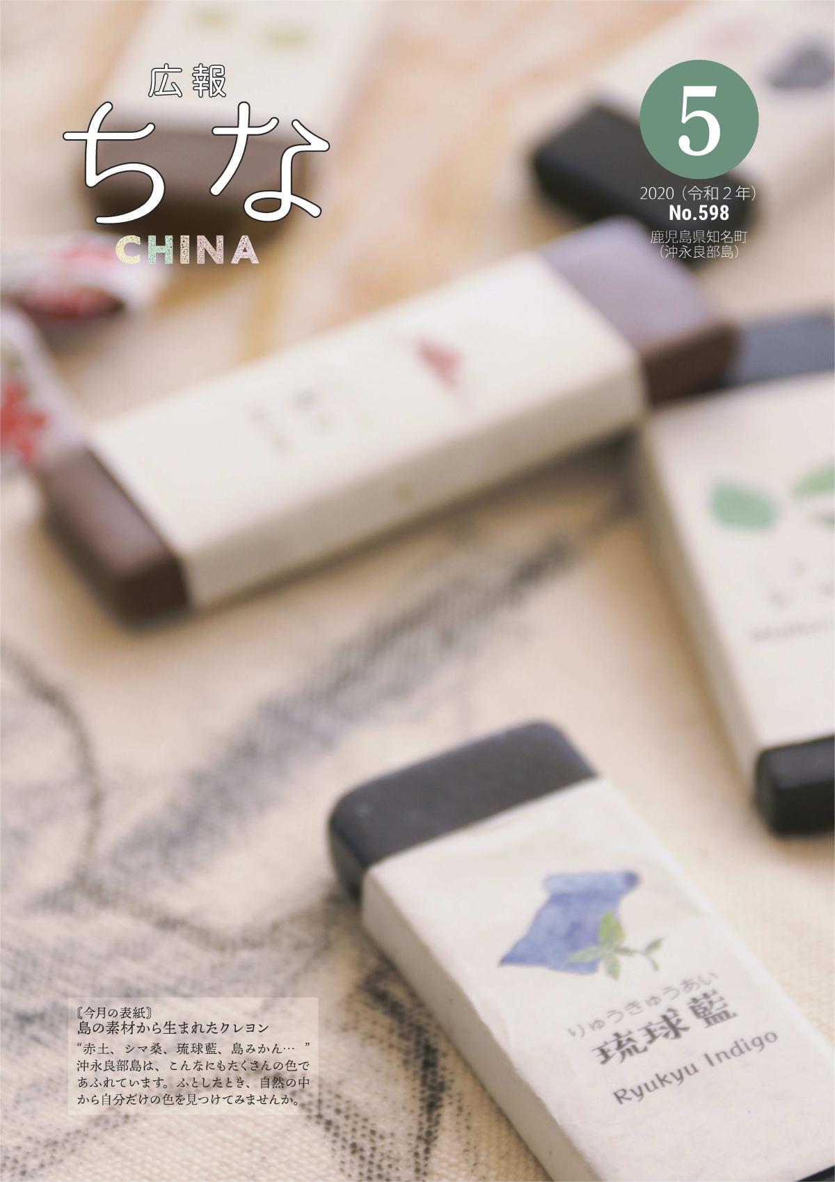 広報ちな2020年5月号の表紙