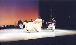 瀬利覚の獅子舞の写真